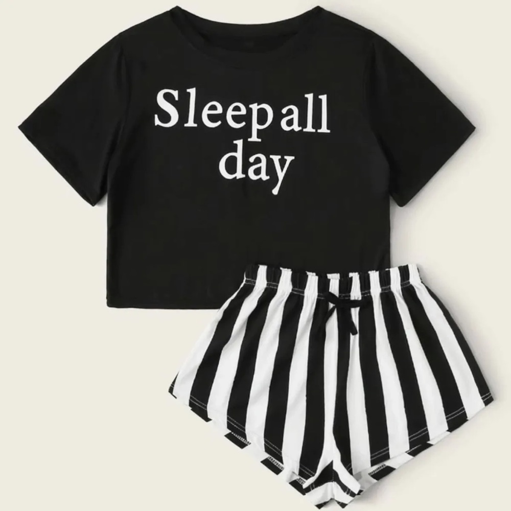 Striped pj set